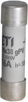 WKŁADKA CYLIND.CH10X38 GPV 8A/1000V DC