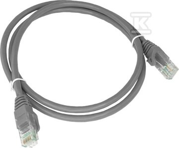 PATCH-CORD U/UTP KAT.6A LSOH 0.25M SZARY