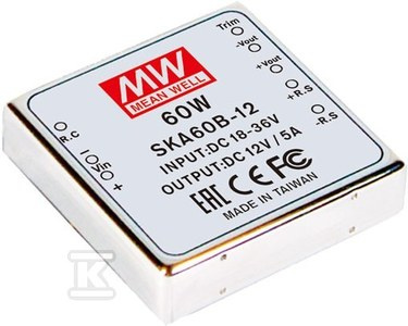 SKA60B-05 MODUŁ DC/DC 60W 18~36V/ 5V 12