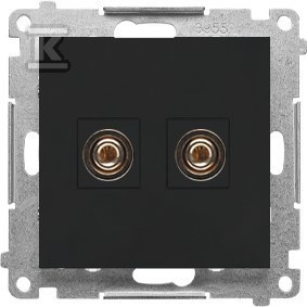 GN.1-KR.GŁOŚNIK.6 CZARNY MAT SIMON55