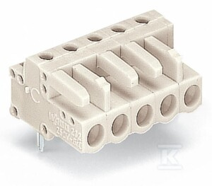 GNIAZDO THT, KON.KĄ.RA.5 MM, 4-BIEG., 1