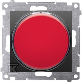 SYGNALIZATOR LED CZERW.ŚW.CZARNY SIMON5