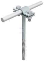 UCHWYT NA DRUT WKRĘCANY: H=50CM /OC/