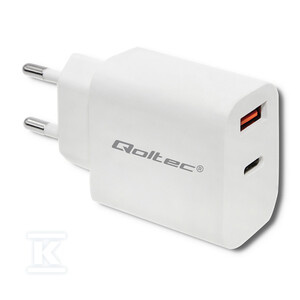 ŁADOWARKA 18W/5-12V/1.5-3A/USB TYP C PD