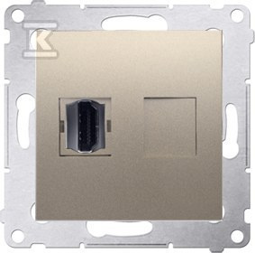 GN.HDMI MOD.ZŁOTY MAT SIMON54