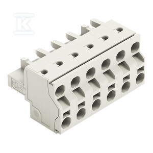 GNIAZDO 2-PRZE.PUSH-IN CA.CLAMP®, 2,5 M