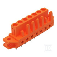 GNIAZDO THT, KON.PRO.RA.5,08 MM, 7-BIEG.