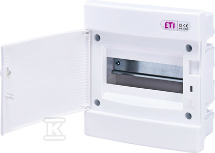 ECM8PO-ROZDZ.P/T 8MOD.IP40,DRZWI BIAŁE