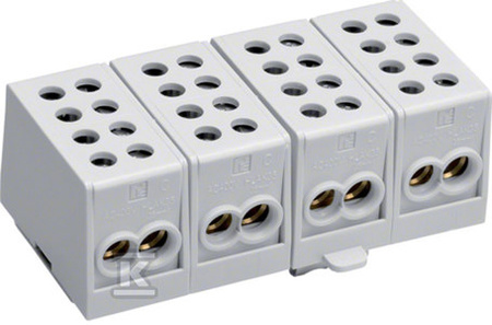 ZACISKI ROZGAŁĘŹNE 4-POLOWE 2X25/2X35