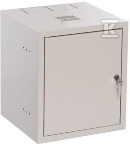 SZAFA10" 4UX310X300,DRZ. PEŁNE,SZARA