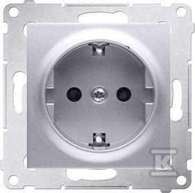 GN.SCHUKO SREBRNY MAT SIMON54