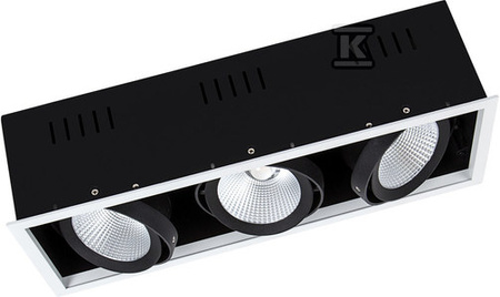 SPOT MULTI 3X30W/4000K FL W/B