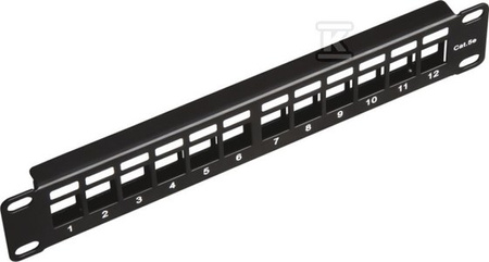 PATCH PANEL 10" PUSTY 12 PORTÓW 1U