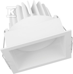 SPOT SQUARE DK ADJ 8W/3000K FL W