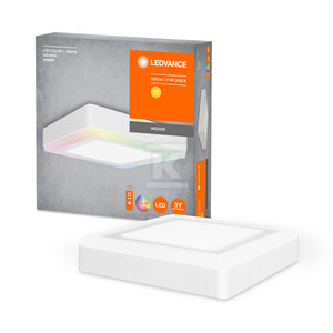 OPR.LED COLOR+ WH SQ 200MM 17W+ RC