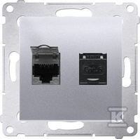 GN.KO.2XRJ45 K6 PRZ.+RA.IP44 S.M.SIMON54