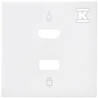 10001095-230 POKRYWA SIMON100 BIAŁY MAT