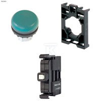 LAMP.SYGNAL.PŁASKA ZIELONA 24V