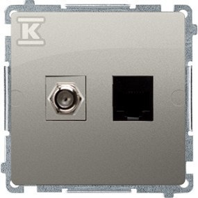 GN.ANTENOWE F+RJ45 K.6 SATYNA BASIC