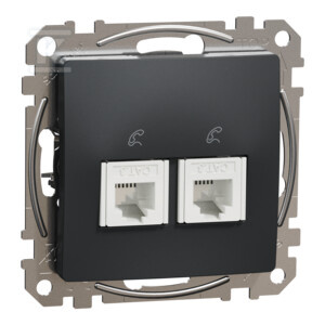 GN.TELEF.2XRJ11 CZARNY ANTRA.SEDNA DES