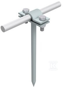 UCHWYT NA DRUT WBIJANY: H=18CM /OC/