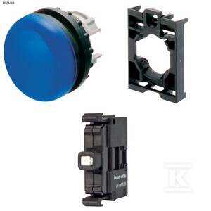 LAMP.SYGNAL.PŁASKA NIEBIESKA 230V