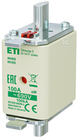 WKŁADKA NH00 AM 100A/690V