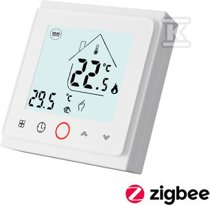 TERMO.PROGR.HD-T500.W Z/ZIGBEE 3.0-BIAŁ