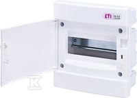 ECM8PO-ROZDZ.P/T 8MOD.IP40,DRZWI BIAŁE