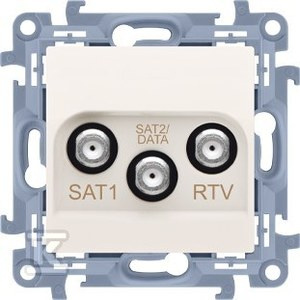 CASK2F.01/41 GNIAZDO SIMON10 KREM