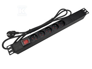 LISTWA ZASIL. 19" 5XCEE 7/5-7/7 WYŁ