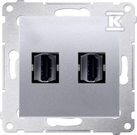 DGHDMI2.01/43 GNIAZDO SIMON54 SREBRO M.