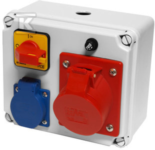 ROZDZ.STAC.16/5 GS WYŁ.0-1 KOŁO IP44