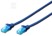 PATCH CORD RJ45/RJ45 U/UTP KAT.5E 0,5M