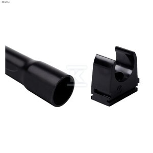 RURA CZARNA UV Z KIELI.1540 + 3 UCHWYTY