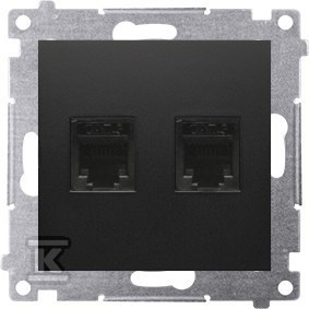 GN.2-KR.TELEF.RJ12 CZARNY SIMON54