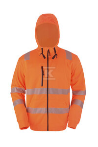 BLUZA HI-VI (FLUO) POMARAŃCZOWA M