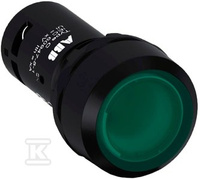CP1-13G-10-PRZYCISK WKLĘSŁY ZIELONY 1N