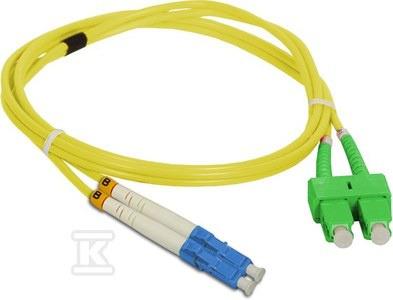 PATCH CORD SM SC/APC-LC DUPLEX 9/125 1M