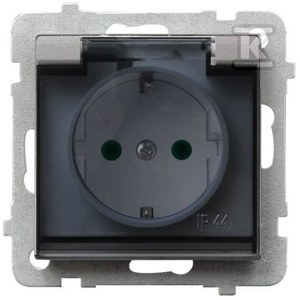 GN.1-KR.Z/U IP44 SCH.P.SREBRO MAT SONATA