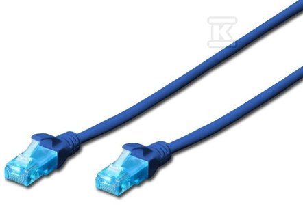 PATCH CORD RJ45/RJ45 U/UTP KAT.5E 1M