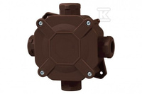 PUSZ.HER.11P 122X44X105 IP67 BRĄZOWA