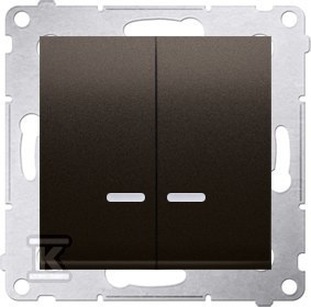 DW5ABL.01/46 ŁĄCZNIK SIMON54 BRĄZ MAT