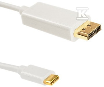 PRZEWÓD USB 3.1C/DISPLAYPORT 1M