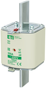 WKŁADKA NH3 AM 500A/690V