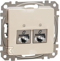 GN.KOMP.2XRJ45 6STP BEŻ SEDNA DES