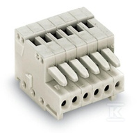 GNIAZDO 1-PRZE.CA.CLAMP®, 0,5 MM2, RA.