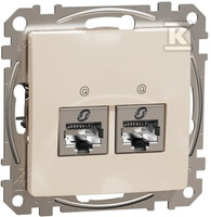 GN.KOMP.2XRJ45 5STP BEŻ SEDNA DES