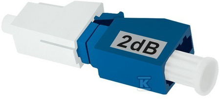 TŁUMIK LC/UPC (F)-LC/UPC (M) 2DB