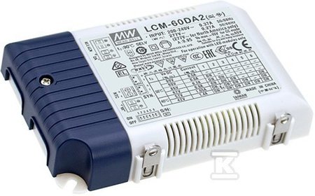 LCM-60DA2 ZASILACZ LED 60W 2~90V 0.5~1.4